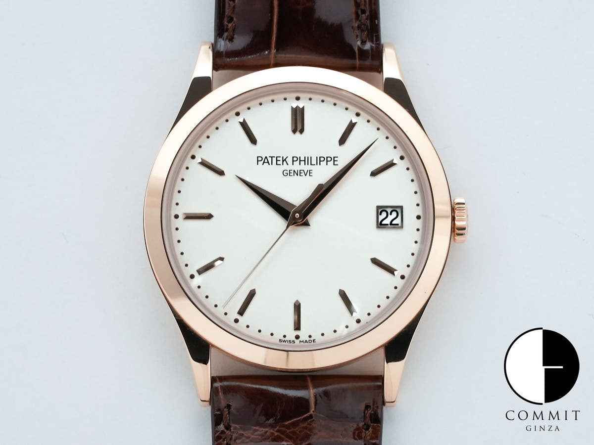 パテックフィリップ カラトラバ Ref.5296R-010 ローズゴールド アイボリー文字盤