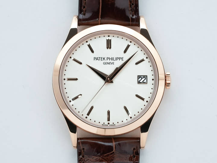 パテックフィリップ カラトラバ Ref.5296R-010 ローズゴールド アイボリー文字盤