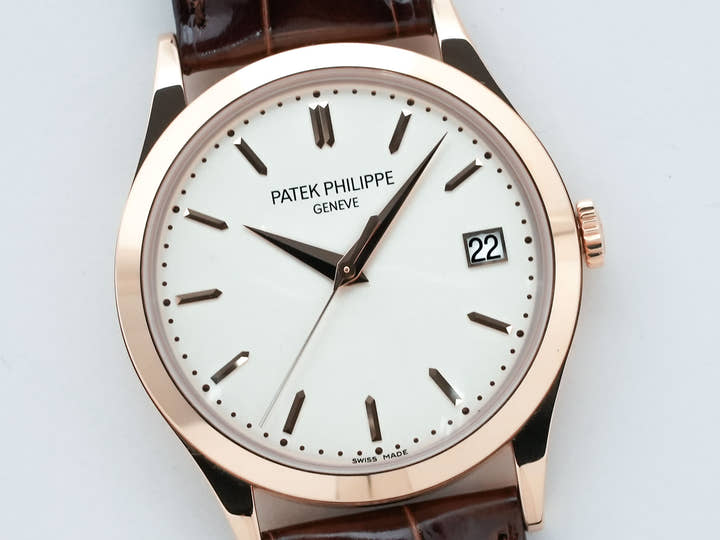 パテックフィリップ カラトラバ Ref.5296R-010 ローズゴールド アイボリー文字盤