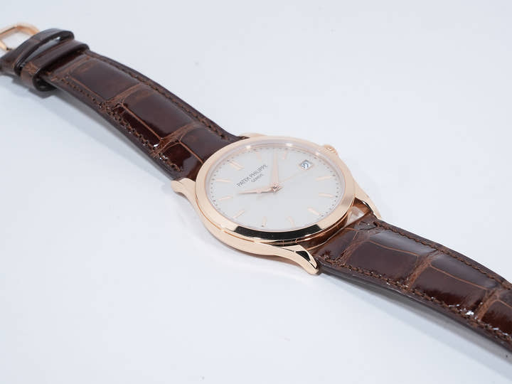 パテックフィリップ カラトラバ Ref.5296R-010 ローズゴールド アイボリー文字盤