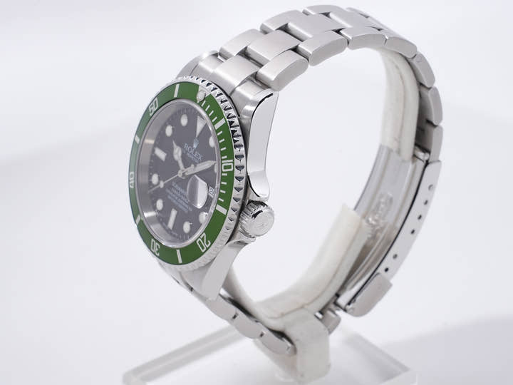 ロレックス サブマリーナー デイト Ref.16610LV ステンレススチール ブラック文字盤