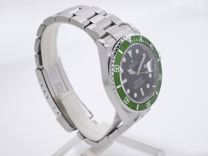 ロレックス サブマリーナー デイト Ref.16610LV ステンレススチール ブラック文字盤