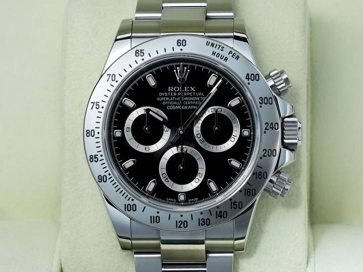 ロレックス デイトナ Ref.116520 ステンレススチール ブラック文字盤