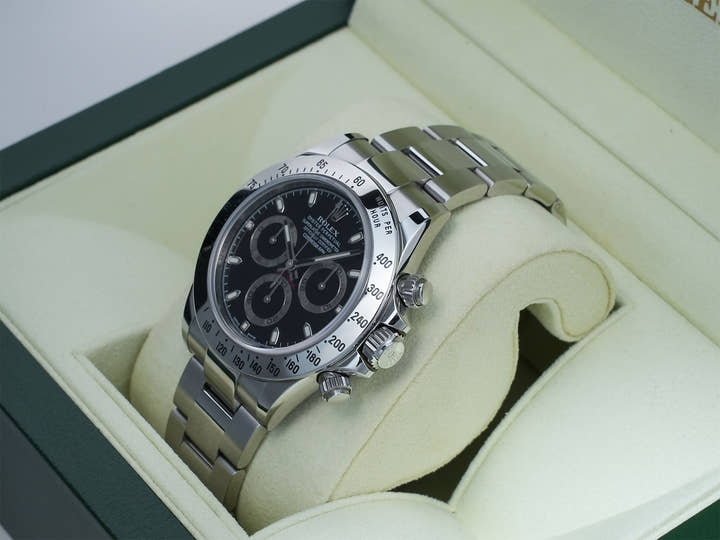 ロレックス デイトナ Ref.116520 ステンレススチール ブラック文字盤