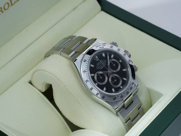 ロレックス デイトナ Ref.116520 ステンレススチール ブラック文字盤