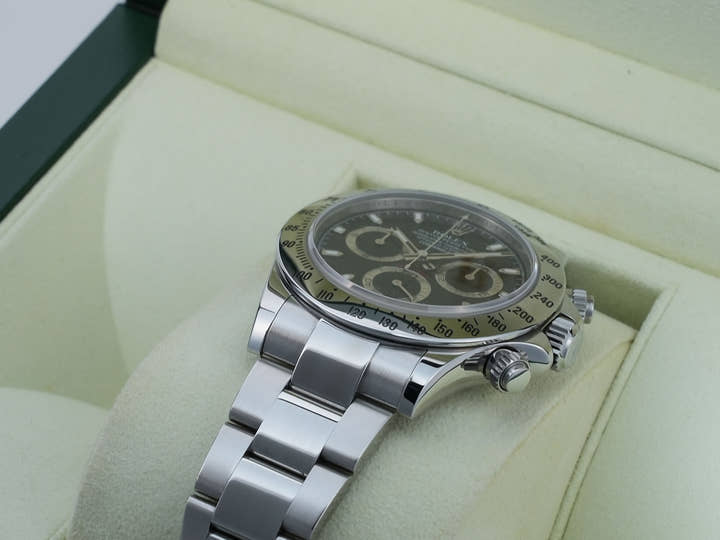 ロレックス デイトナ Ref.116520 ステンレススチール ブラック文字盤