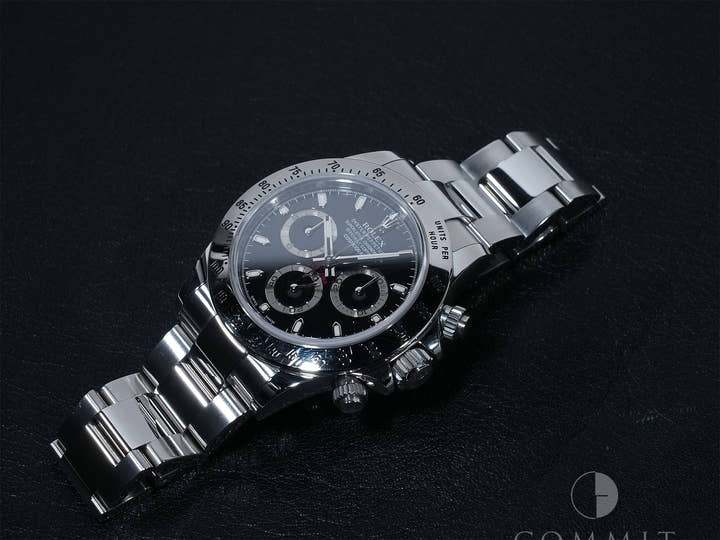 ロレックス デイトナ Ref.116520 ステンレススチール ブラック文字盤