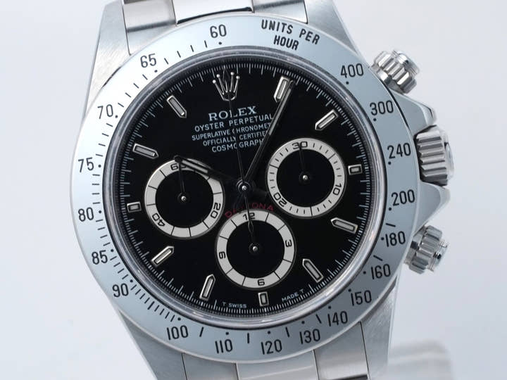 ロレックス デイトナ エルプリメロ Ref.16520 ステンレススチール ブラック文字盤