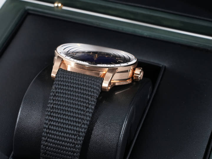 オーデマピゲ CODE 11.59 バイ オーデマ ピゲ Ref.15210OR.OO.A002KB.03 ピンクゴールド スモークブルーラッカー文字盤