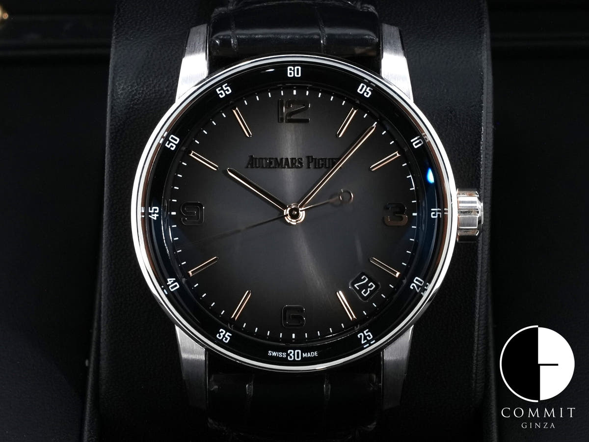 オーデマピゲ CODE 11.59 バイ オーデマ ピゲ Ref.15210CR.OO.A002CR.01 ホワイトゴールド/ピンクゴールド グレーラッカー文字盤