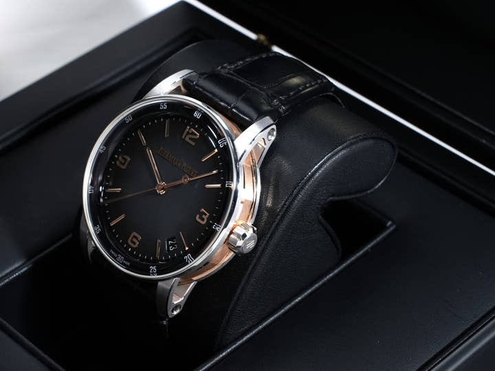 オーデマピゲ CODE 11.59 バイ オーデマ ピゲ Ref.15210CR.OO.A002CR.01 ホワイトゴールド/ピンクゴールド グレーラッカー文字盤