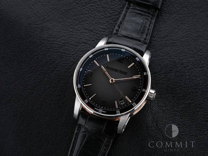 オーデマピゲ CODE 11.59 バイ オーデマ ピゲ Ref.15210CR.OO.A002CR.01 ホワイトゴールド/ピンクゴールド グレーラッカー文字盤