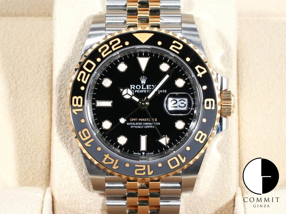 Rolex GMT Master II Ref.126713GRNR Black Dial Good Condition Used aw82hucn
