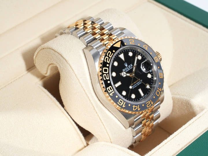Rolex GMT Master II Ref.126713GRNR Black Dial Good Condition Used aw82hucn