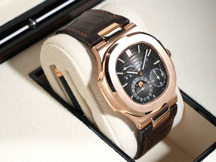 パテックフィリップ ノーチラス Ref.5712R-001 ローズゴールド ブラック ブラウン文字盤