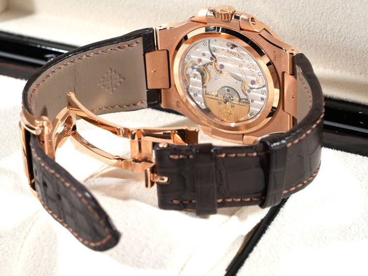 パテックフィリップ ノーチラス Ref.5712R-001 ローズゴールド ブラック ブラウン文字盤