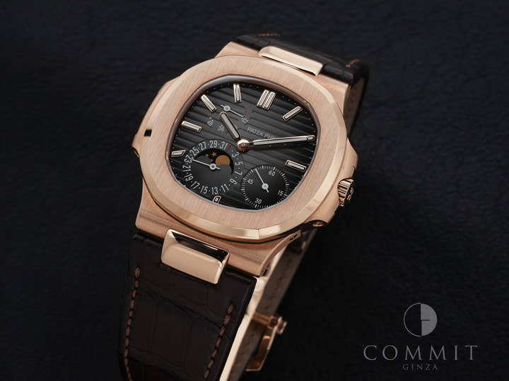 パテックフィリップ ノーチラス Ref.5712R-001 ローズゴールド ブラック ブラウン文字盤