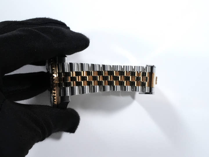 Rolex GMT-Master II Ref. 126713GRNR Stainless Steel/Yellow Gold Black Dial Jubilee Bracelet