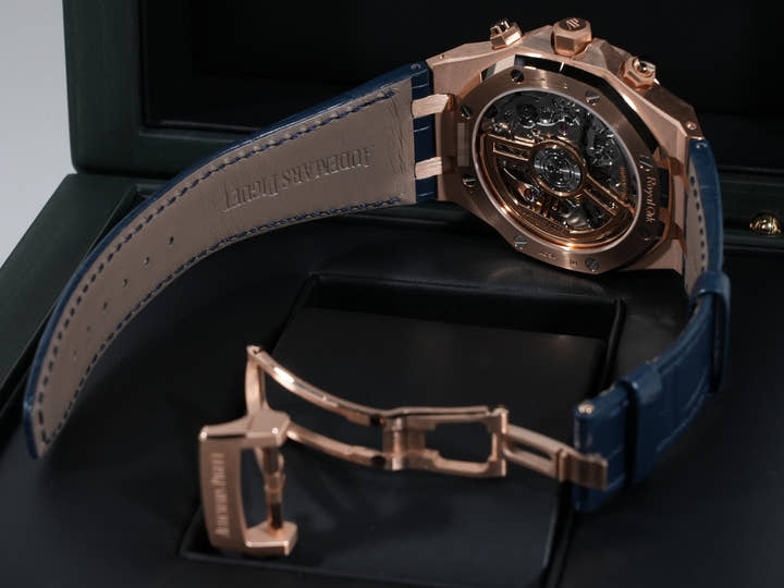 オーデマピゲ ロイヤルオーク クロノグラフ Ref.26240OR.OO.D315CR.02 ピンクゴールド ナイトブルー文字盤