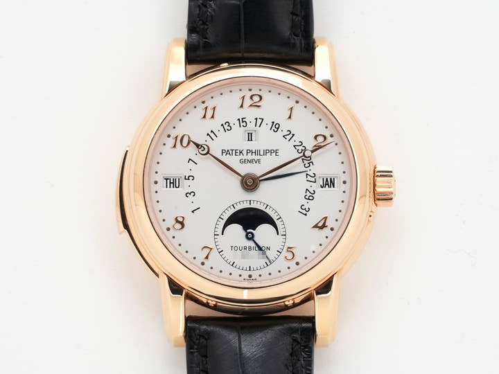パテックフィリップ ミニットリピーター トゥールビヨン パーペチュアルカレンダー レトログラード Ref.5016R-010 ローズゴールド シルバー文字盤