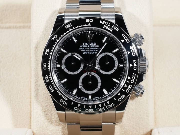 ロレックス デイトナ Ref.126500LN ステンレススチール ブラック文字盤