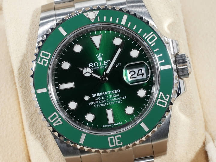ロレックス サブマリーナー デイト Ref.116610LV ステンレススチール グリーン文字盤