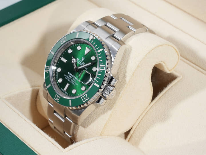 ロレックス サブマリーナー デイト Ref.116610LV ステンレススチール グリーン文字盤