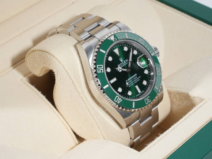 ロレックス サブマリーナー デイト Ref.116610LV ステンレススチール グリーン文字盤