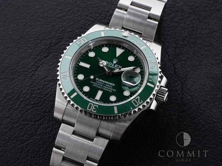 ロレックス サブマリーナー デイト Ref.116610LV ステンレススチール グリーン文字盤