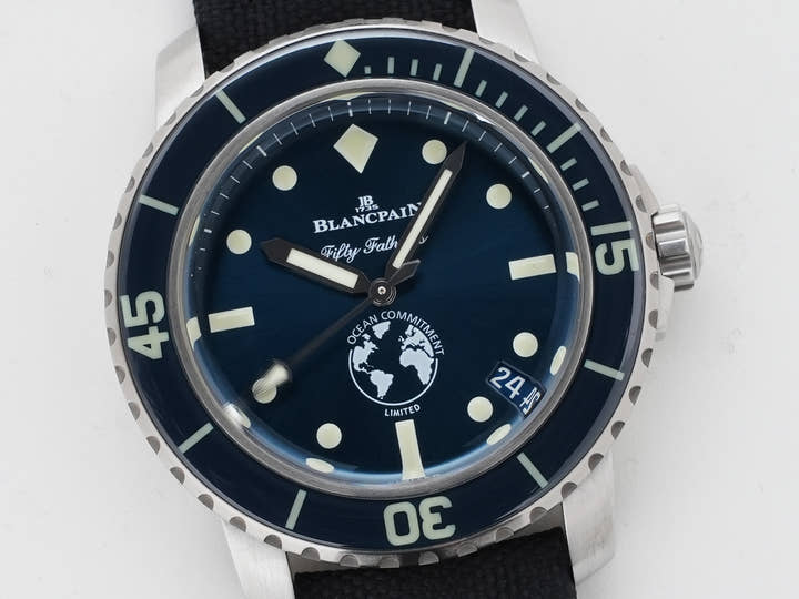 ブランパン フィフティファゾムス オーシャン コミットメント III Ref.5008-11B40-52A ブルー文字盤 美中古 kytxbrzj