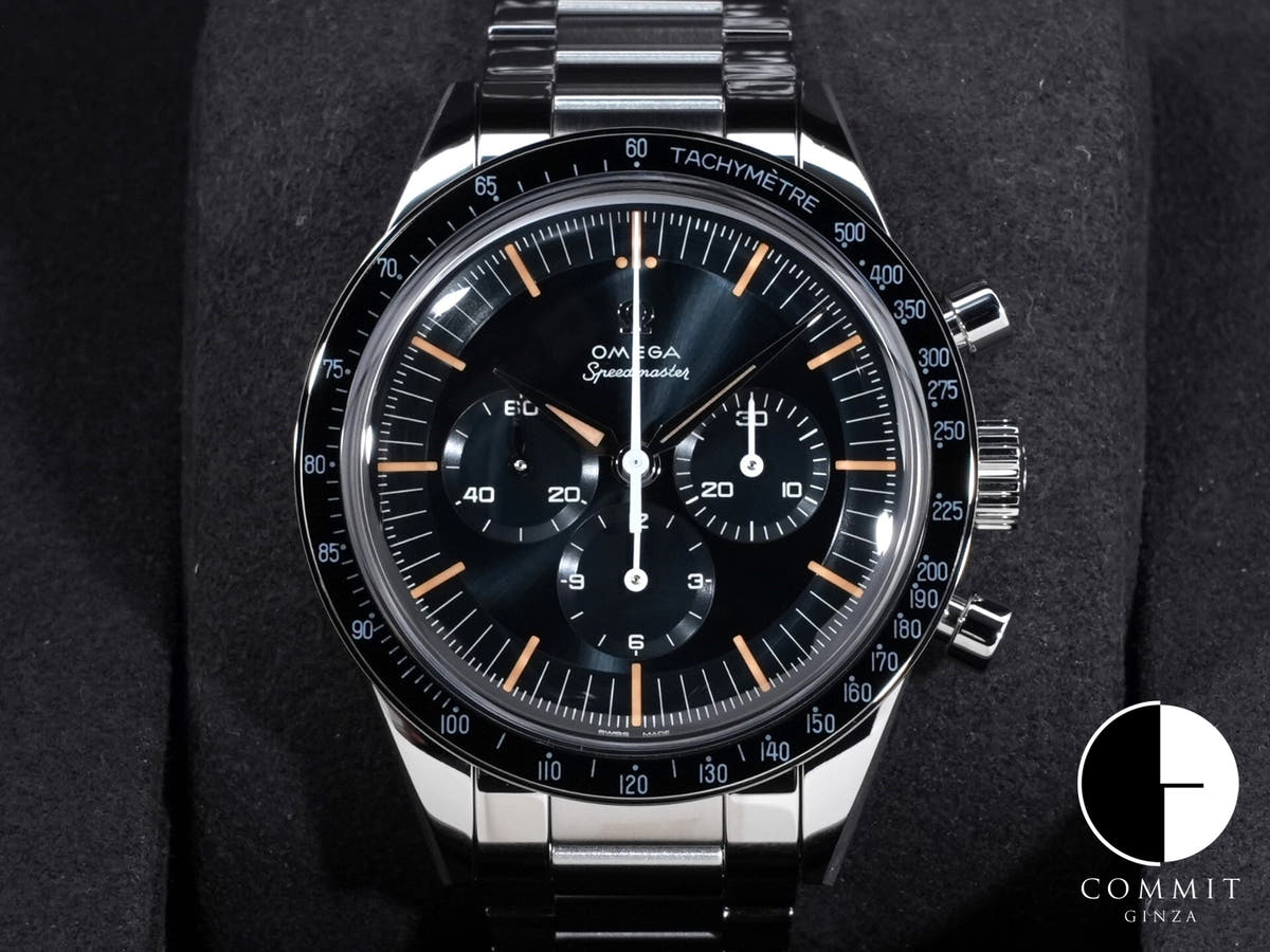 オメガ スピードマスター ファースト オメガ イン スペース Ref.310.30.40.50.06.001 ブルーグレー文字盤 未使用 fvs5na9r