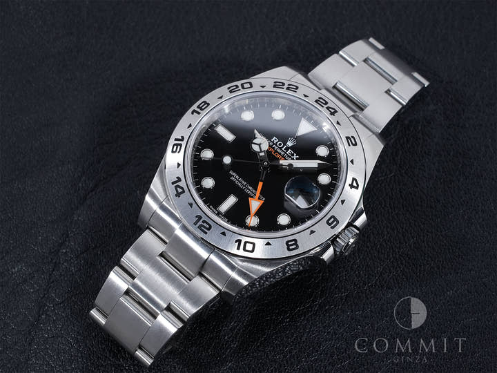 ロレックス エクスプローラーII Ref.216570 ステンレススチール ブラック文字盤