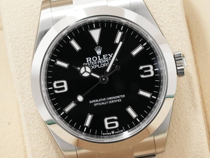 Rolex Explorer 40 Ref. 224270 Stainless Steel Black Dial
