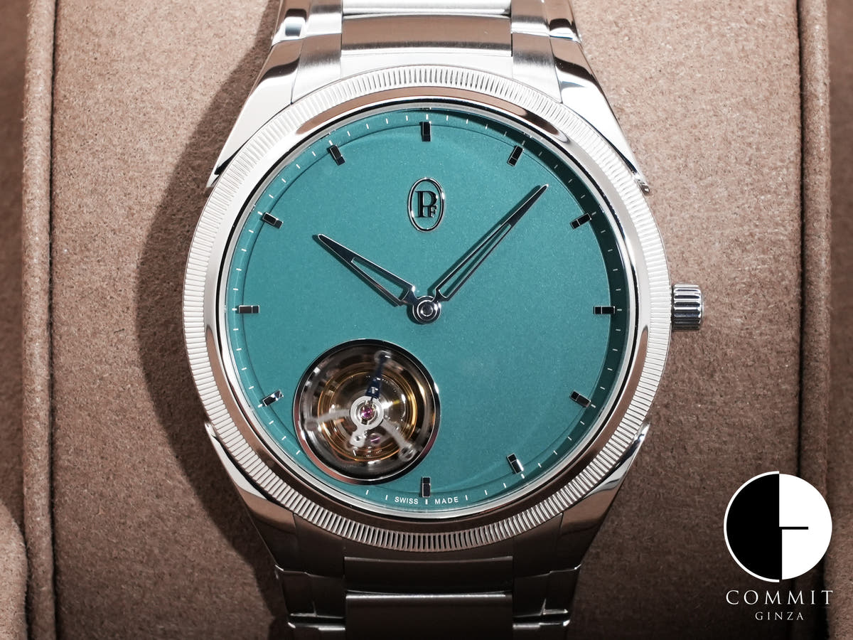 パルミジャーニフルリエ トンダ PF フライング トゥールビヨン Ref.PFS921-1020001-100182 SS グリーン文字盤 美品 o5sz3ijy