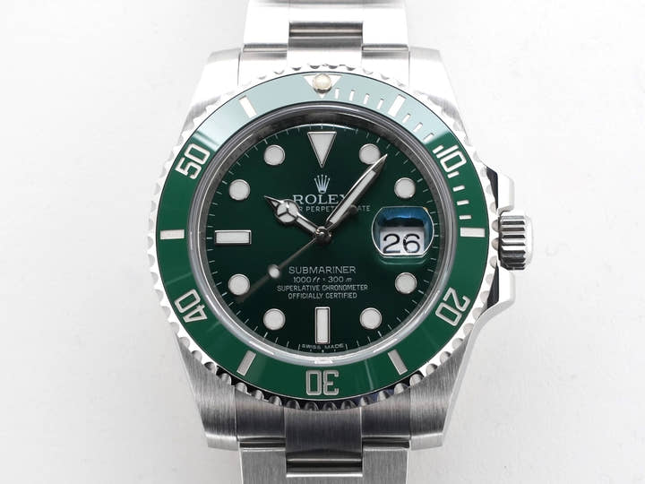 ロレックス サブマリーナー デイト Ref.116610LV ステンレススチール グリーン文字盤