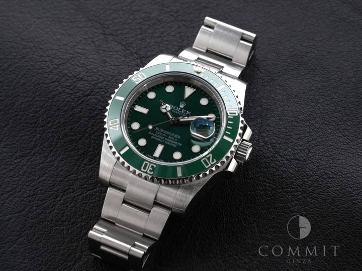ロレックス サブマリーナー デイト Ref.116610LV ステンレススチール グリーン文字盤