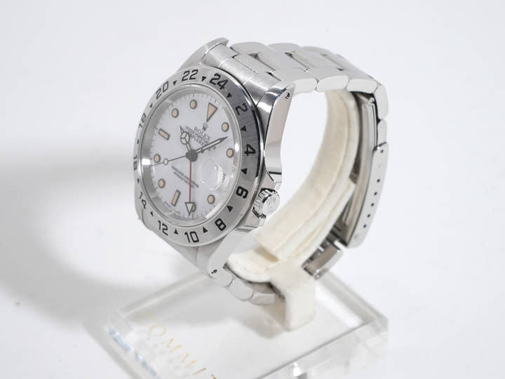 ロレックス エクスプローラーII Ref.16570 ステンレススチール ホワイト文字盤