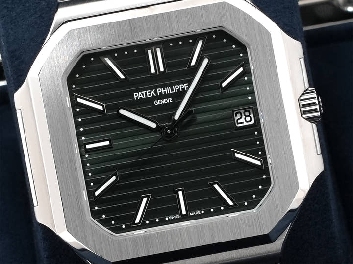 パテックフィリップ キュビタス Ref.5821/1A-001 ステンレススチール グリーン文字盤