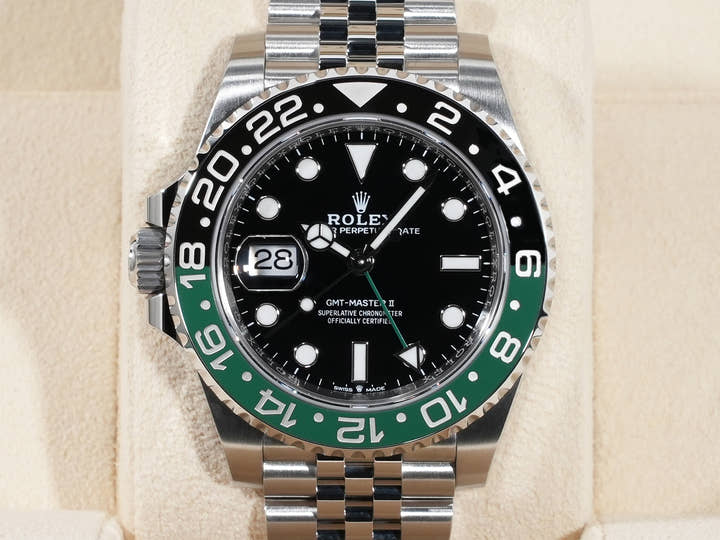 Rolex GMT-Master II Ref. 126720VTNR Stainless Steel Black Dial Jubilee Bracelet