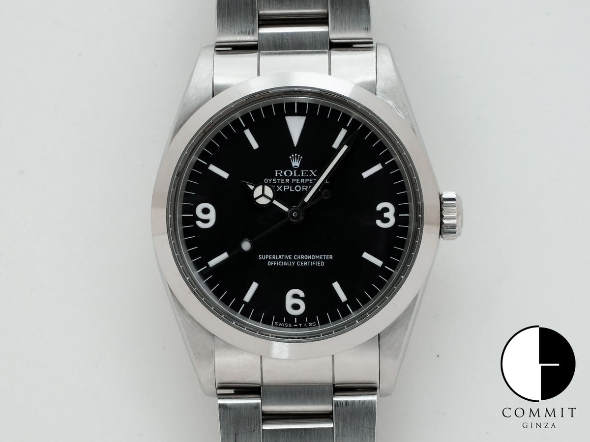 ロレックス エクスプローラーI Ref.1016 ステンレススチール ブラック文字盤