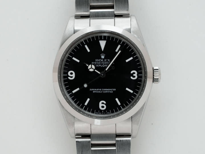 ロレックス エクスプローラーI Ref.1016 ステンレススチール ブラック文字盤