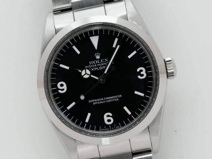 ロレックス エクスプローラーI Ref.1016 ステンレススチール ブラック文字盤