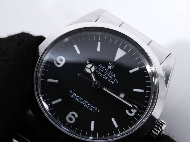 ロレックス エクスプローラーI Ref.1016 ステンレススチール ブラック文字盤