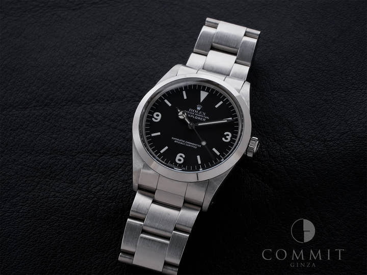 ロレックス エクスプローラーI Ref.1016 ステンレススチール ブラック文字盤