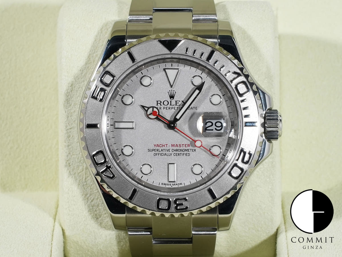 ロレックス ヨットマスター40 Ref.116622 ステンレススチール/プラチナ ロレジウム文字盤