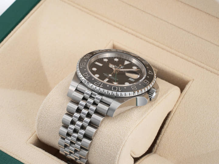 ロレックス GMTマスターII Ref.126710GRNR ステンレススチール ブラック文字盤 ジュビリーブレスレット
