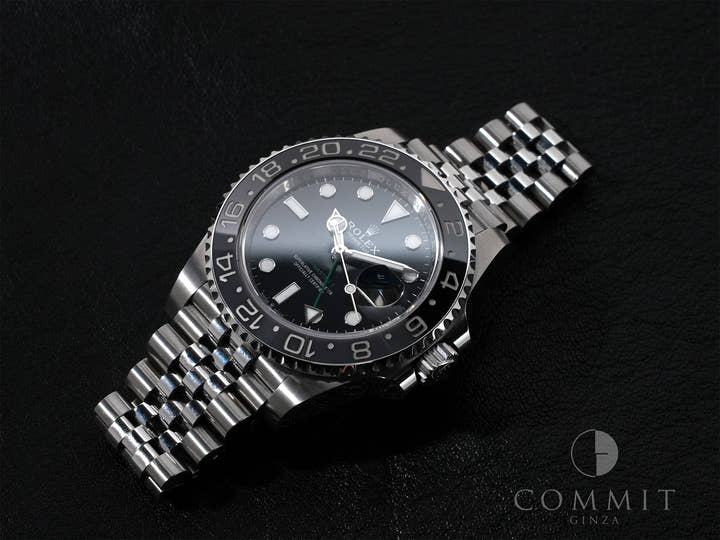 ロレックス GMTマスターII Ref.126710GRNR ステンレススチール ブラック文字盤 ジュビリーブレスレット