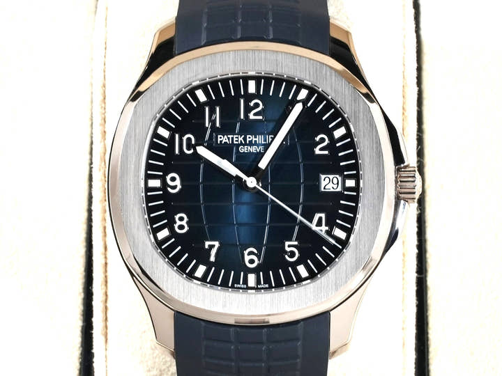 Patek Philippe Aquanaut Ref. 5168G-001 White Gold with Midnight Blue Dial