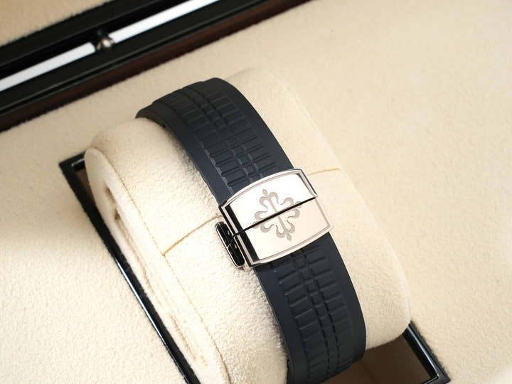 Patek Philippe Aquanaut Ref. 5168G-001 White Gold with Midnight Blue Dial