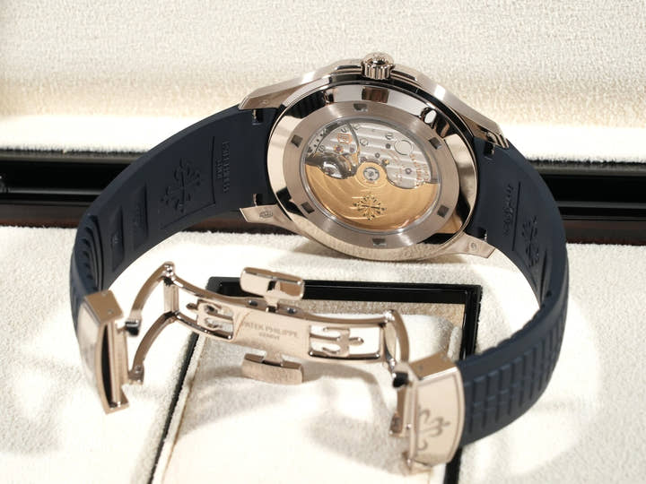 Patek Philippe Aquanaut Ref. 5168G-001 White Gold with Midnight Blue Dial